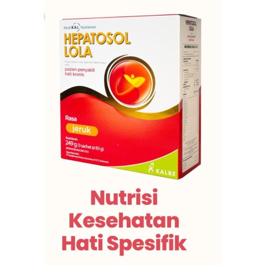 Hepatosol LOLA susu pengganti makanan untuk kesehatan Hati spesifik