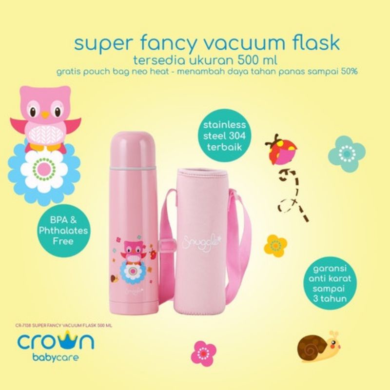 Crown - Snuggle Thermos Air Panas Dingin Baby 500ml/Termos bayi