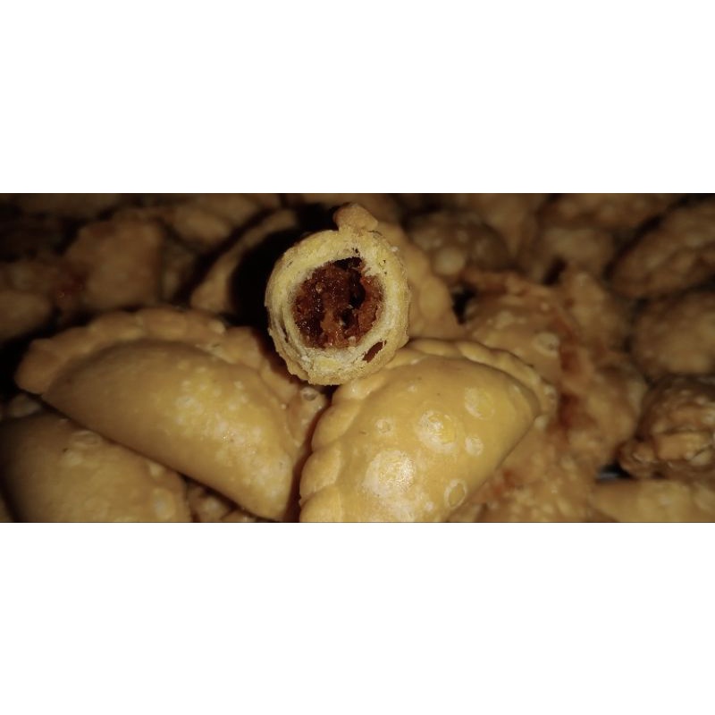 

Pastel kering mini isi abon kemasan 250grm