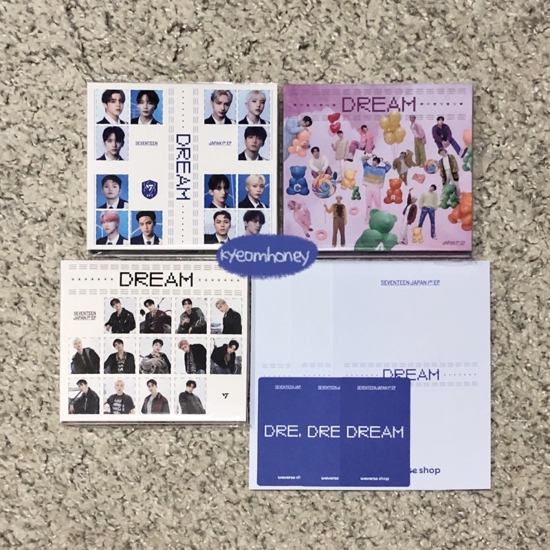 [READY STOCK] Seventeen Dream Sealed + POB Weverse Global