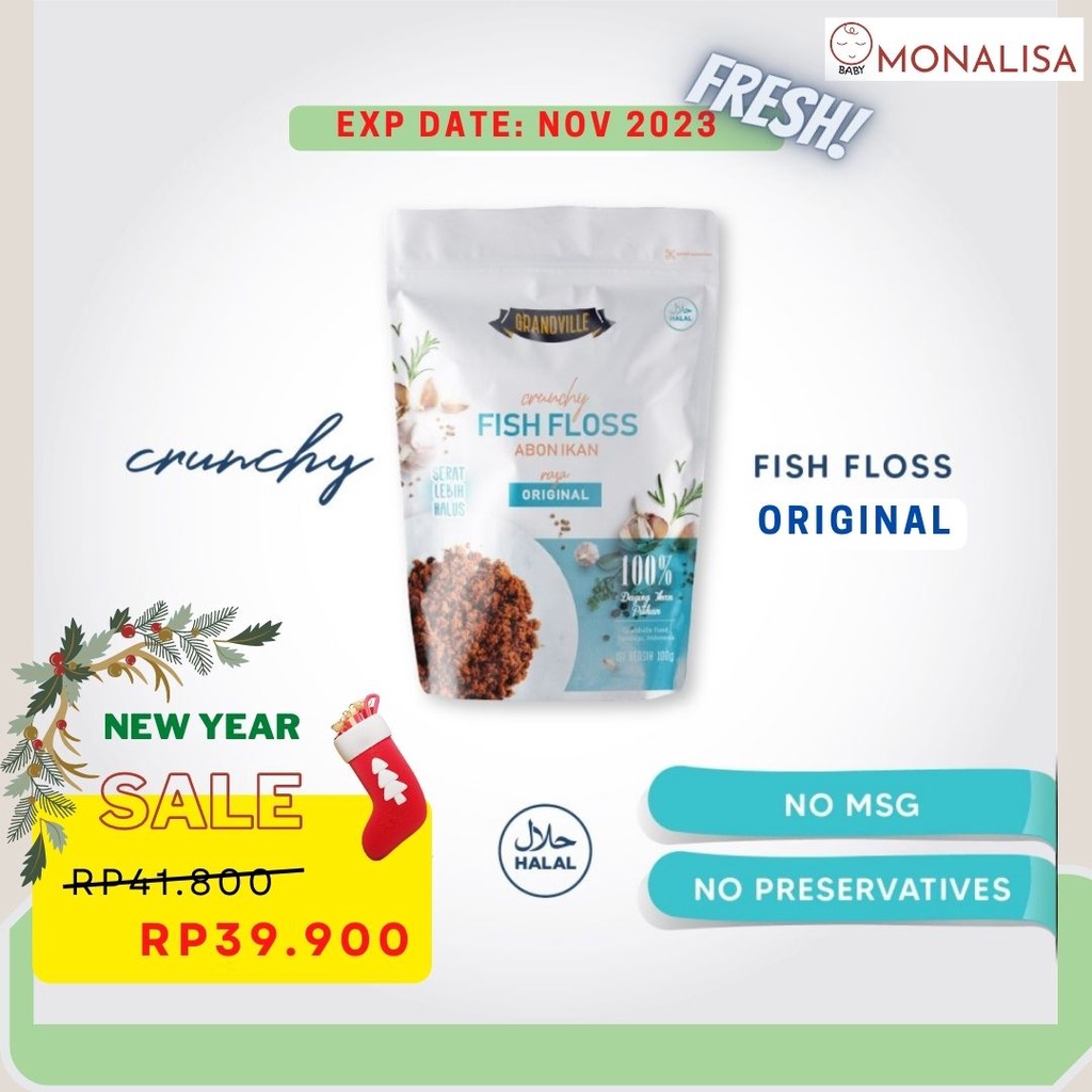 

Grandville Abon Ikan /Crunchy Fish Floss 100 Gr - Original & Spicy