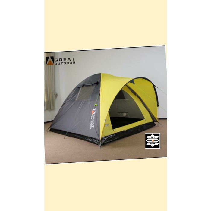 GREAT OUTDOOR TENDA NSM 4.0 TENDA GO KAPASITAS 4 ORANG DOUBLE LAYER