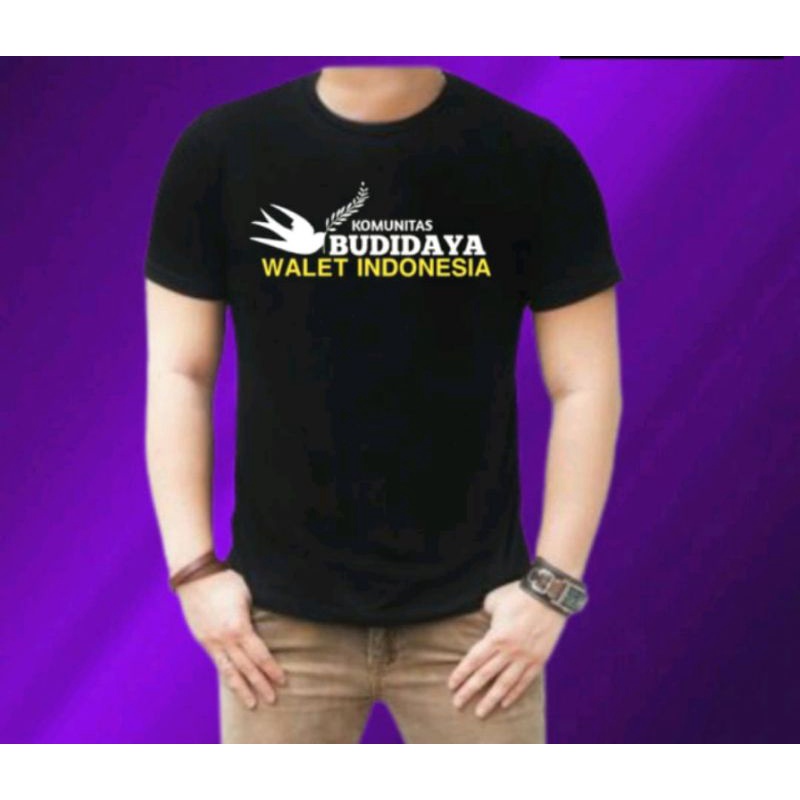 KAOS BUDIDAYA WALET INDONESIA//BAJU SARANG WALET