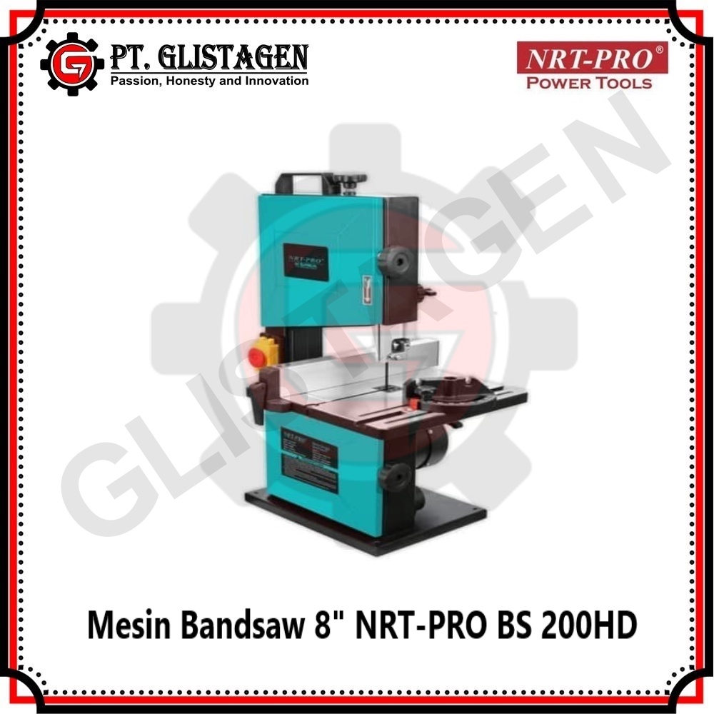 NRT-PRO BS200HD Mesin Band Saw 8 Inch Gergaji Kayu Bandsaw Ukir Besar NRT PRO BS200HD