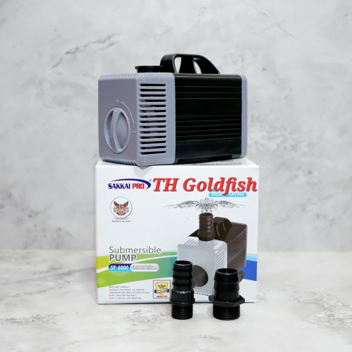 Pompa Sakkai Pro Sp-6000, 3.200 Ltr, Aquarium Kolam Sakai