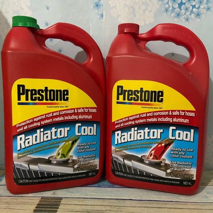 air radiator prestone coolant 4 liter / cairan radiator mobil motor