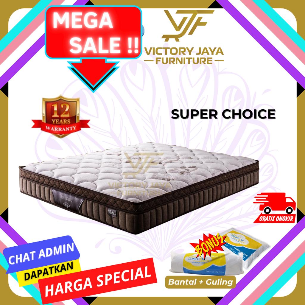 Kasur Spring Bed Comforta New Super Choice (Hanya Kasur) Uk 180x200