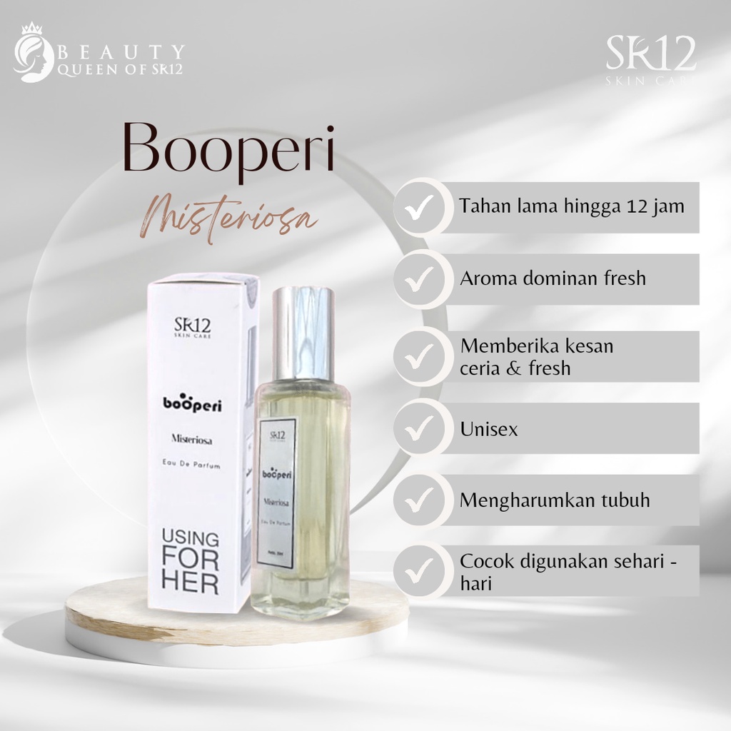 Parfum Tahan Lama Minyak Wangi Tahan Lama Parfum Booperi Mistiriosa SR12 Farfum Tahan Lama Parfume Harum Tahan Lama Parfum Semprot Parfum Spray Parfum Wangi Fruit Fresh Parfum Parpum Tahan Lama Parfum Unisex Eau De Parfume