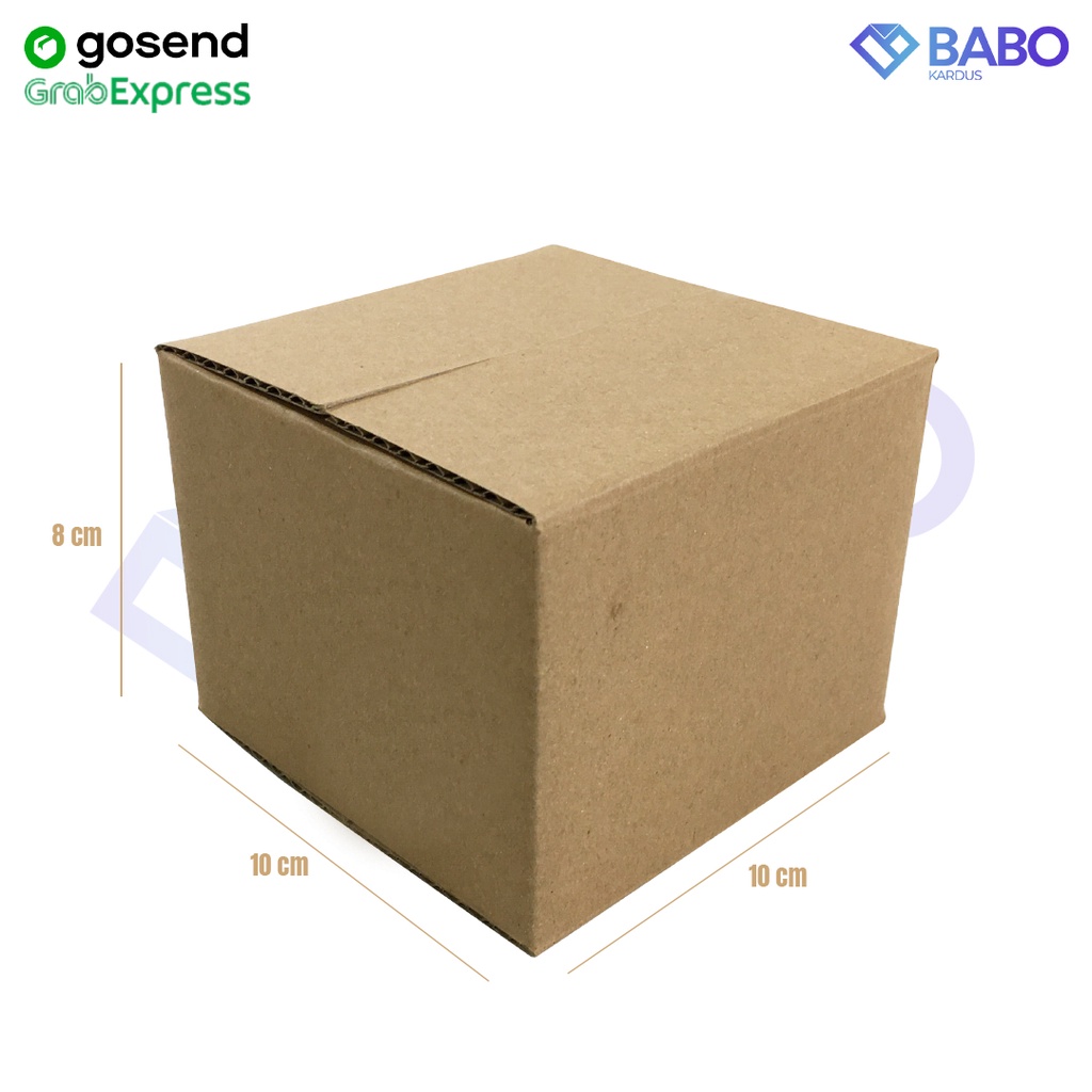 

Kardus Packing 10x10x8 - Karton Box Dus Kotak Packaging Kecil Polos Murah Baru (Kardus 10 x 10 x 8 cm)