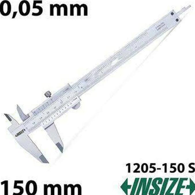 Insize 1205-150S Vernier Caliper 6 150 mm Sigmat Jangka Sorong