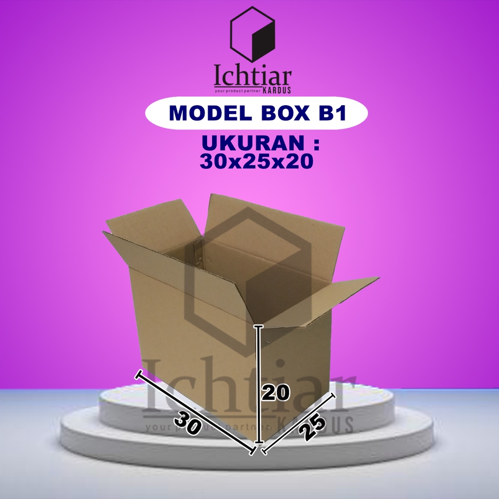 

Karton / Kardus / Box Packing Ukuran 30x25x20 Cm