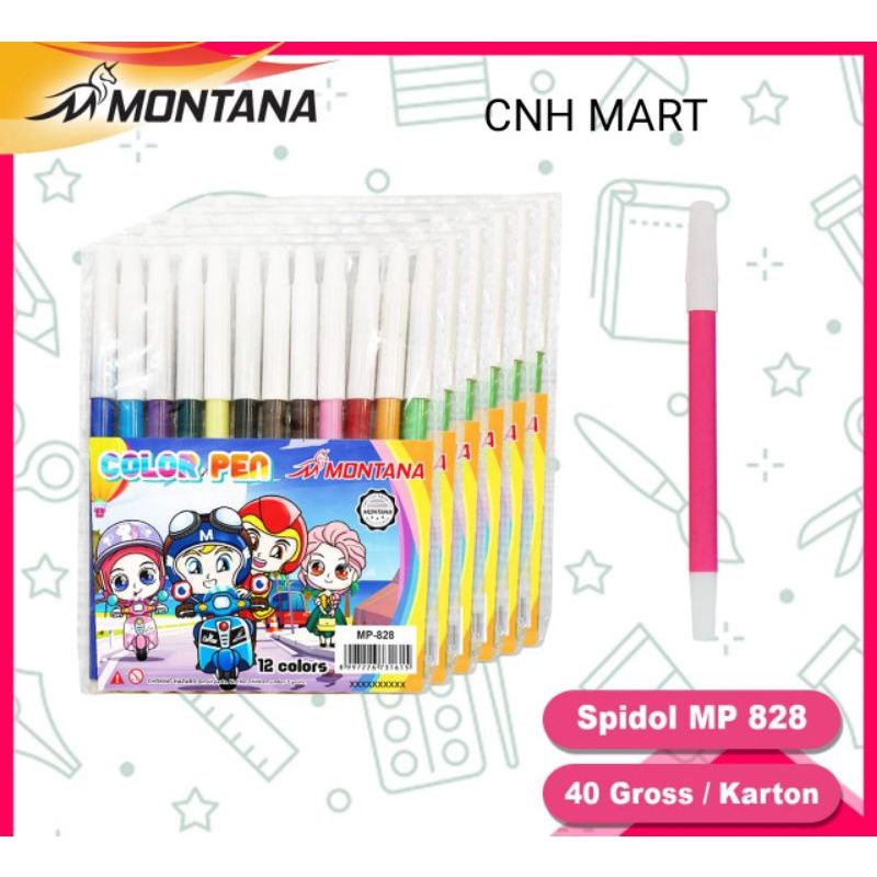 

spidol kecil isi 12
