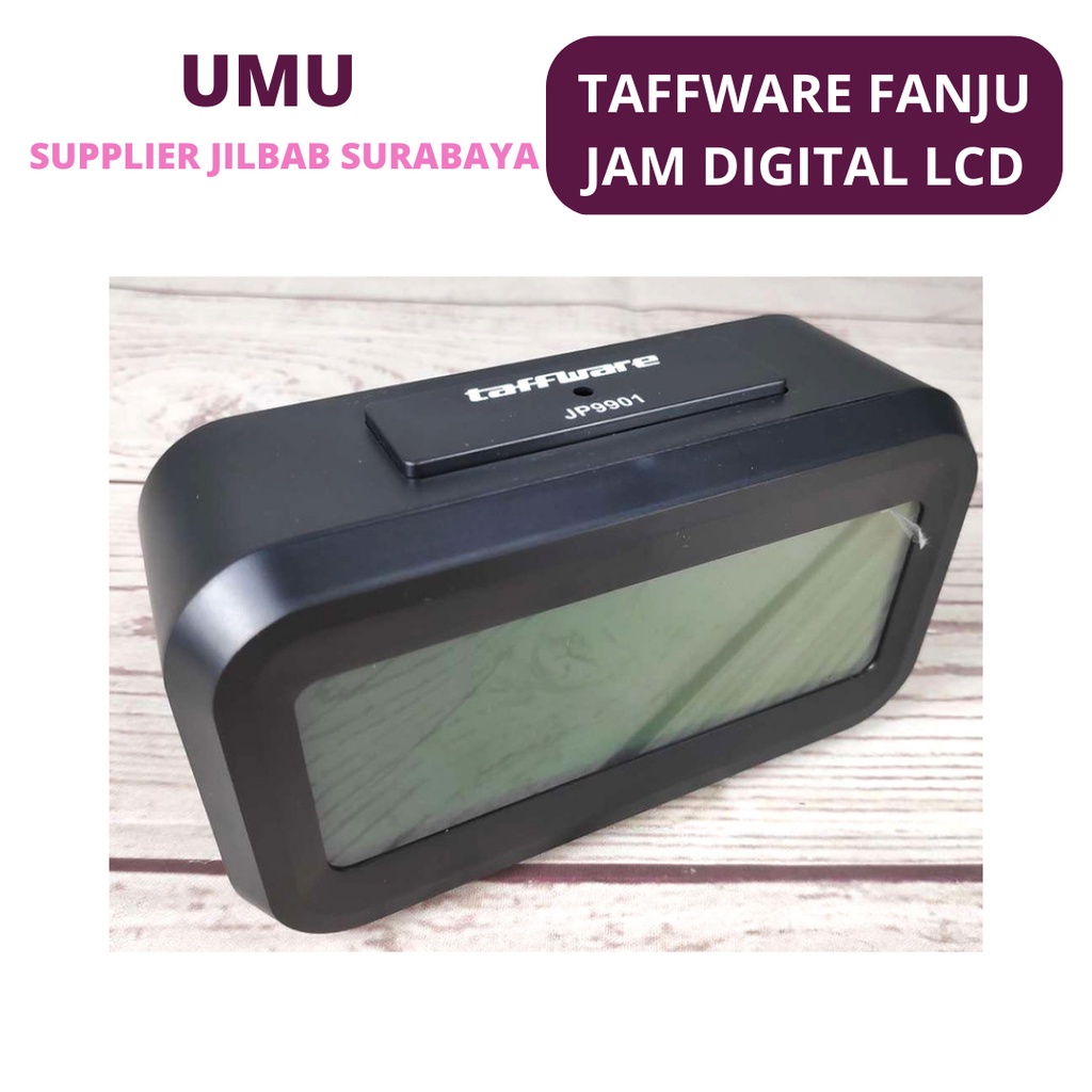 (UMU SUPPLIER) TAFFWARE FANJU JAM DIGITAL LCD CLOCK ALARM MEJA SUHU LAMPU WAKTU TIMER