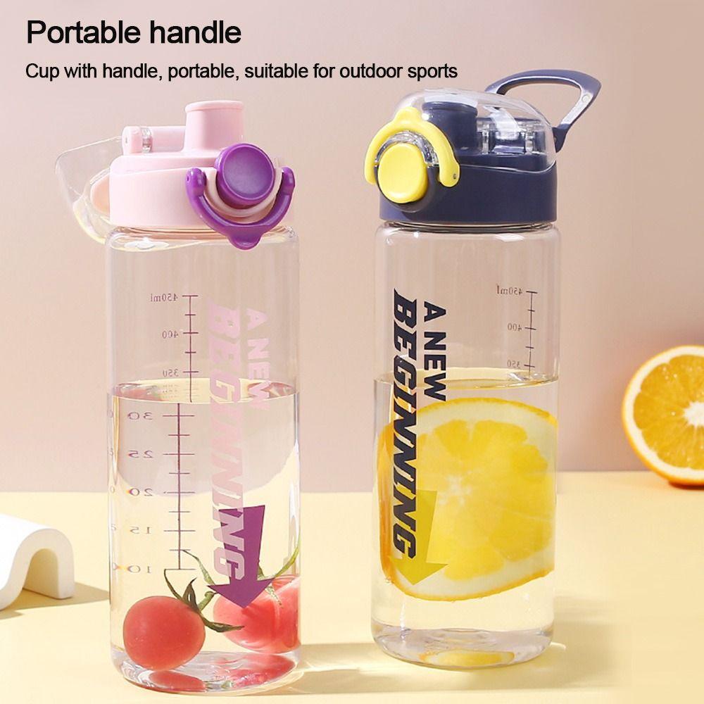Popular Sports Water Bottle Gym Travel Botol Minum Bening Plastik