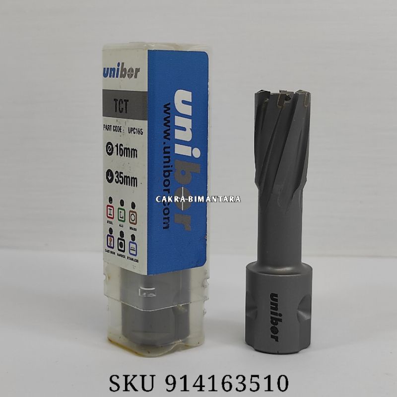 Unibor Jetbroach 16mm x 35mm mata bor magnet TCT Annular cutter 16 mm