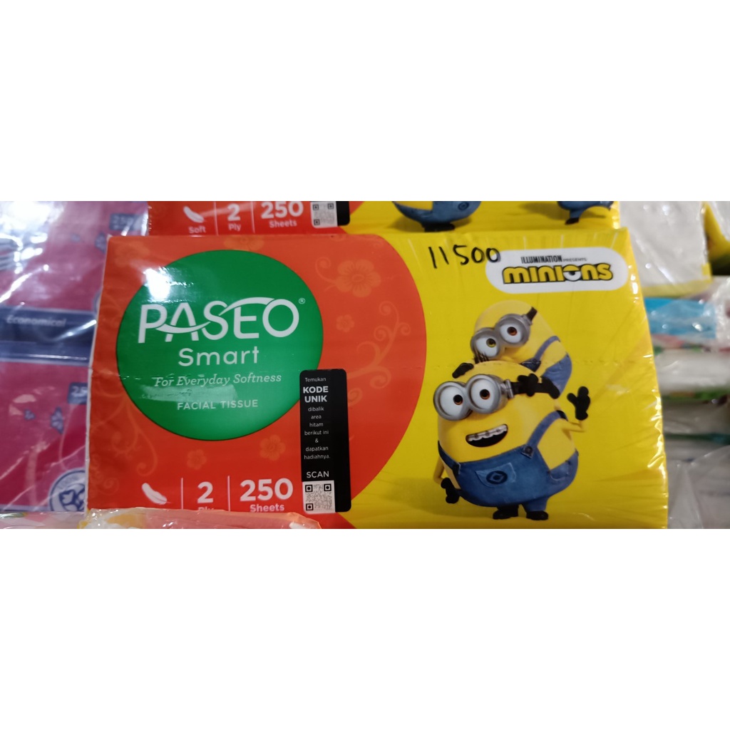 Tisu Kering Tisu Wajah Tisu Paseo 250 sheet