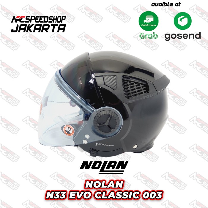 Helm Motor Nolan N33 Evo Classic 003 Helmet Motor Half Face #Original