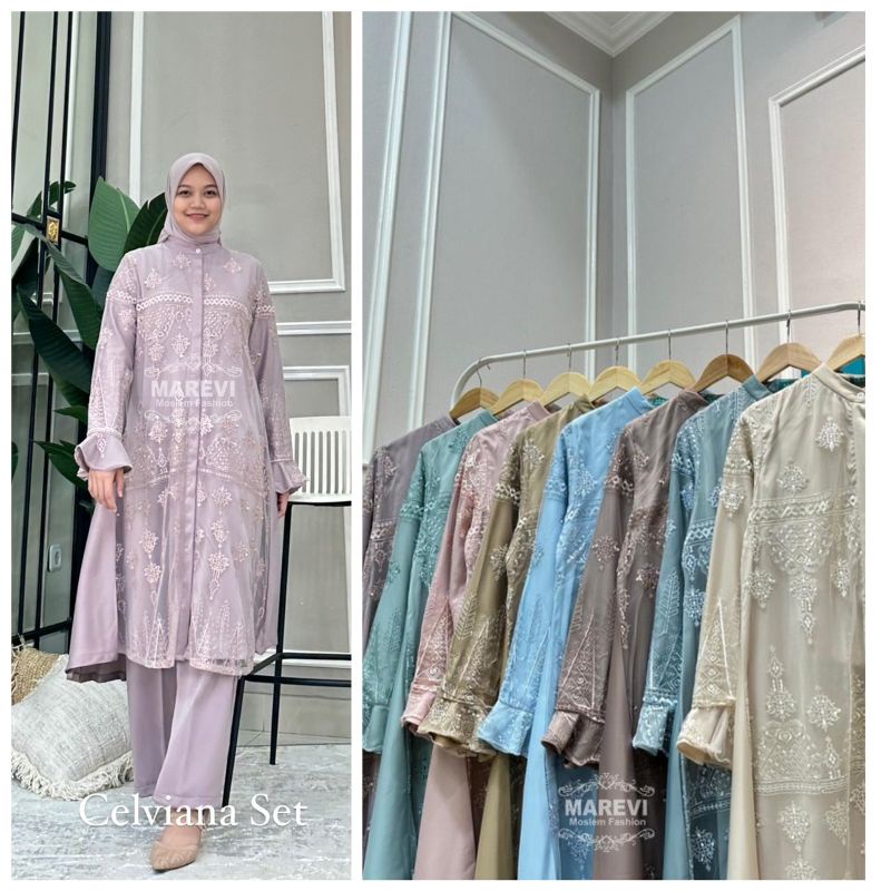 CELVIANA SET BY MAREVI/ONE SET MAREVI/ONESET PREMIUM/ONE SET BROKAT/SET ORIGINAL