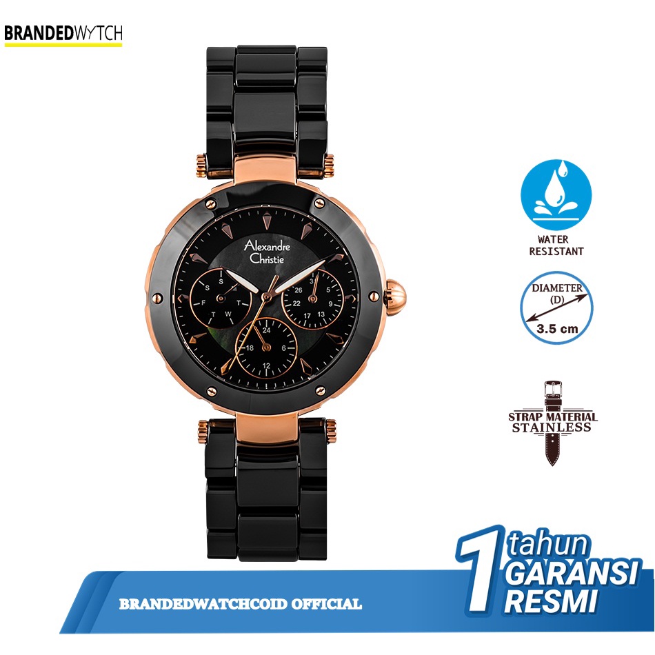 Jam Tangan Alexandre Christie Original Wanita AC 2807