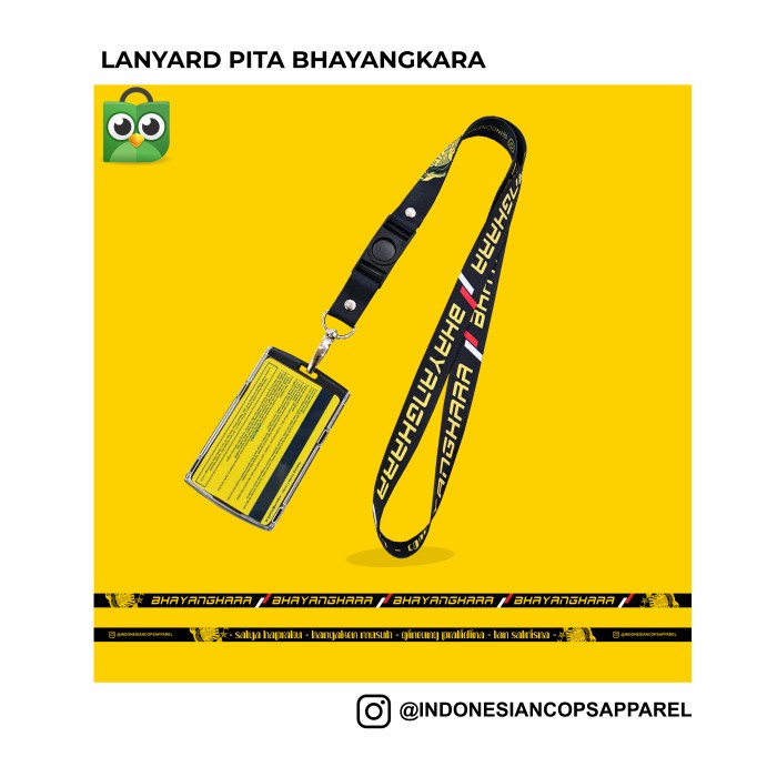 

TERMURAH Lanyard Pita Bhayangkara (Kalung Id Card)