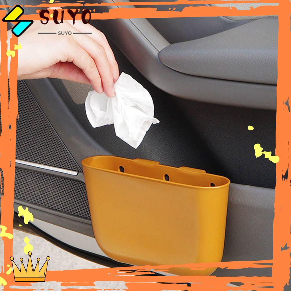Suyo Tempat Sampah Mobil Aksesoris Mobil Vehicle Rubbish Portable Dust Case