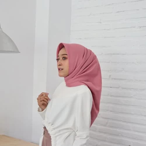 Hijab Kerudung Segi Empat Paris Polos Murah PART 1