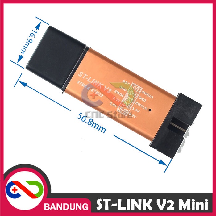 ST-LINK MINI V2 PROGRAMMER FOR STM8 STM32 USB DOWNLOADER DEBUGER EMULATOR STLINK ST LINK