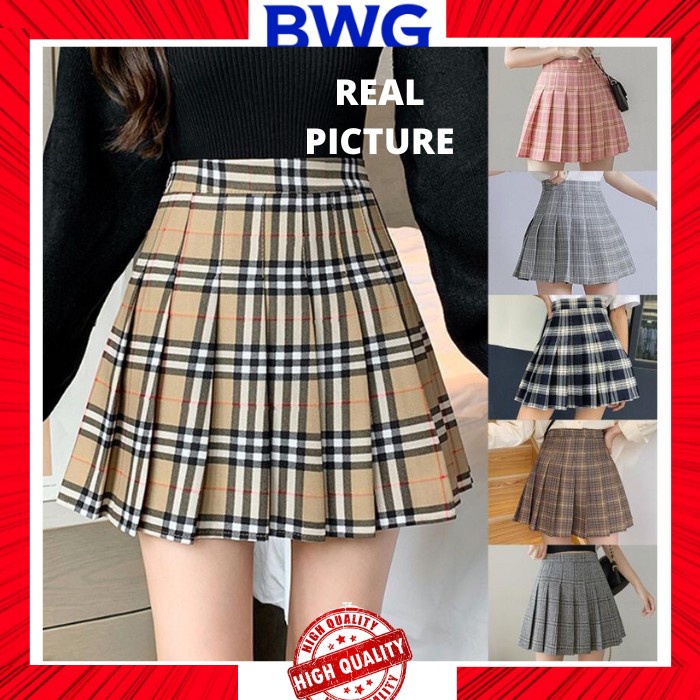SULLI KOREAN TENNIS SKIRT ROK TENIS ROK KOREA ROK MINI ROK KOTAK KOREA
