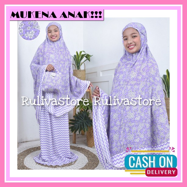 Mukena Anak Tanggung Mukenah Rukuh Mungkena Travel Murah Remaja Lebaran Cod Kekinian Mukwna Mikena A
