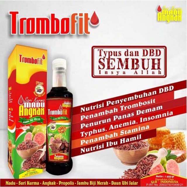 

Sari Kurma Trombofit | MECCA | 470Gr | Madu Angkak Plus Lumbricus dan Ubi Jalar | Jambu Biji Merah atasi DBD Tipus