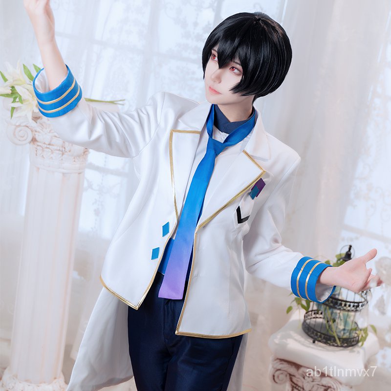 ES Ensemble Stars Cosplay Costume White Uniform School Uniform
