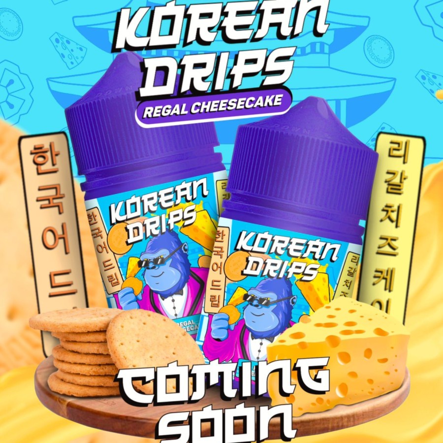 LIQUID KOREAN DRIPS V2 REGAL CHEESCAKE 60ML