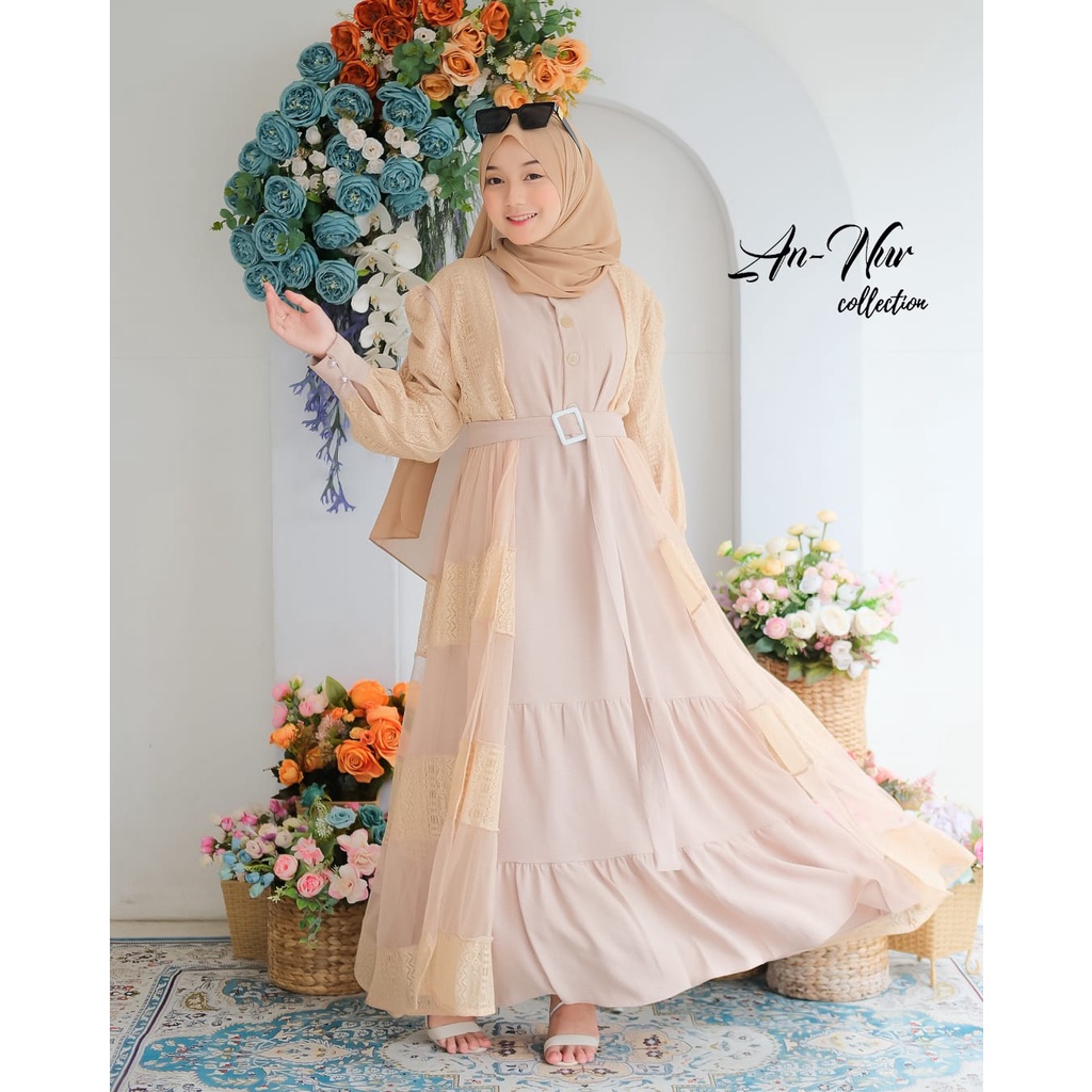 QUEEN DRESS OUTER BY AN NUR COLLECTION / GAMIS TERBARU 2023