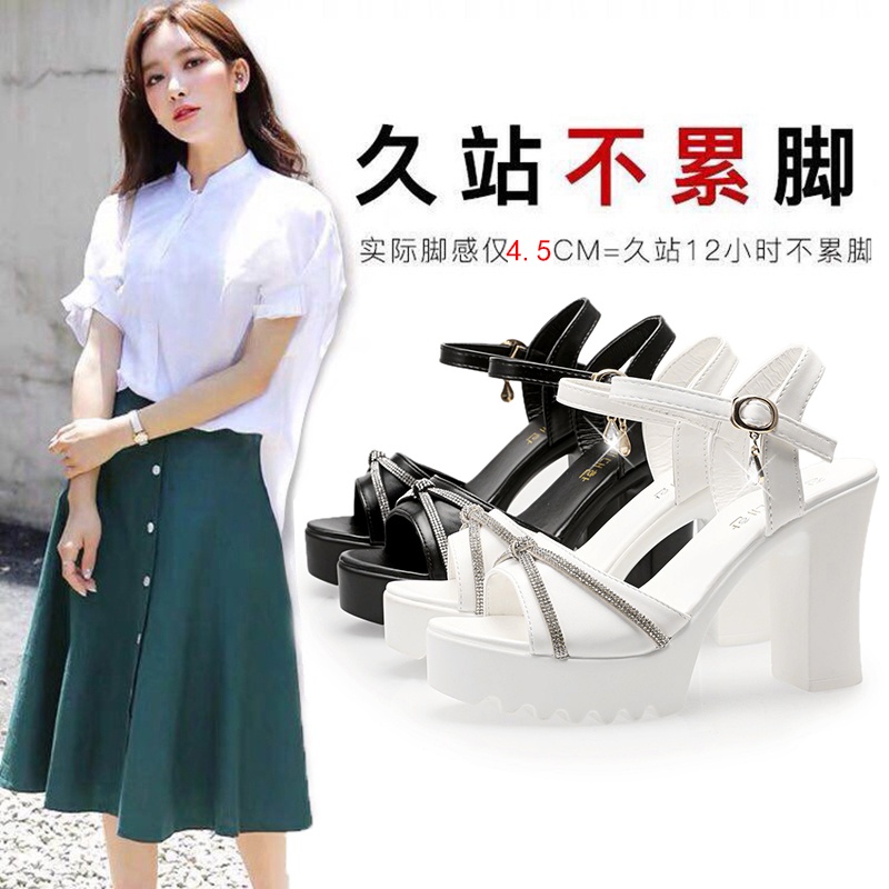 aid 0165 sandal heel wanita import fashion sepatu hak tinggi wanita terkiniian cantik dan terlaris terpopular