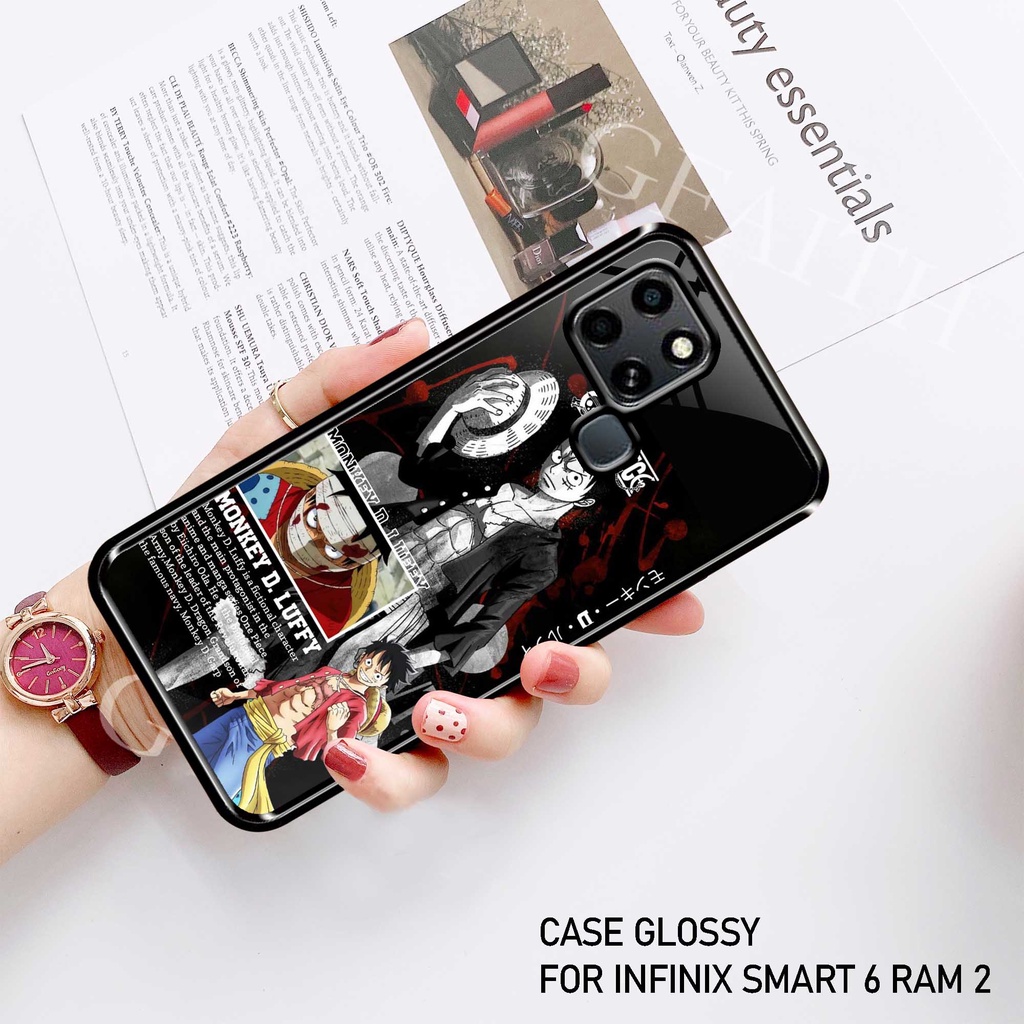 Sukses Case Glossy INFINIX SMART 6 (Ram 2) - Hardcase 2D Glossy Infinix Smart 6 (Ram 2) - Silikon Hp