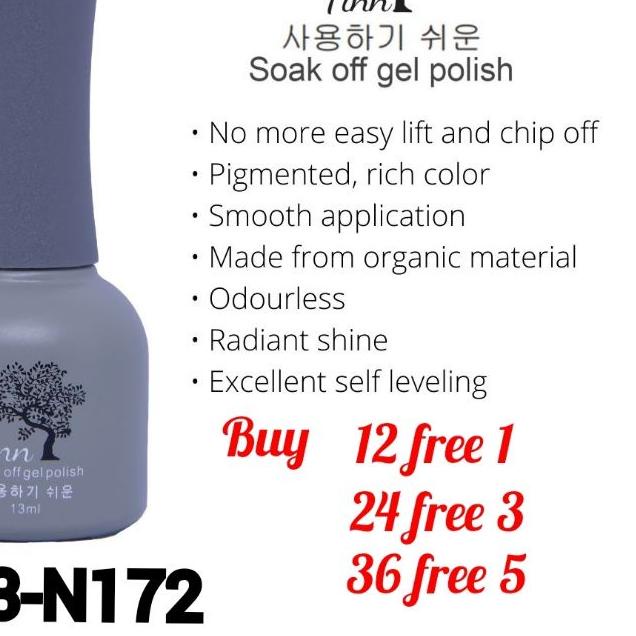 ✻ KUTEK GEL/FINN GEL POLISH(N153-N172) ☼