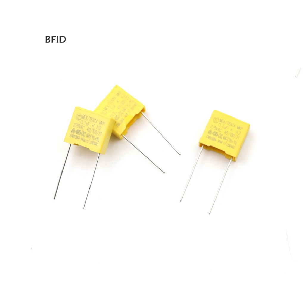 [BFID] 20pcs 0.1UF X2 104 100NF 275V 10mm Regulasi DIP Polipropilena Film Kapasitor [ID]