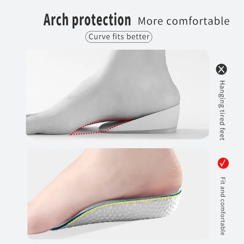 INSOLE PENINGGI BADAN INSTANT SOL PENINGGI ALAS SEPATU PRIA DAN WANITA FOAM