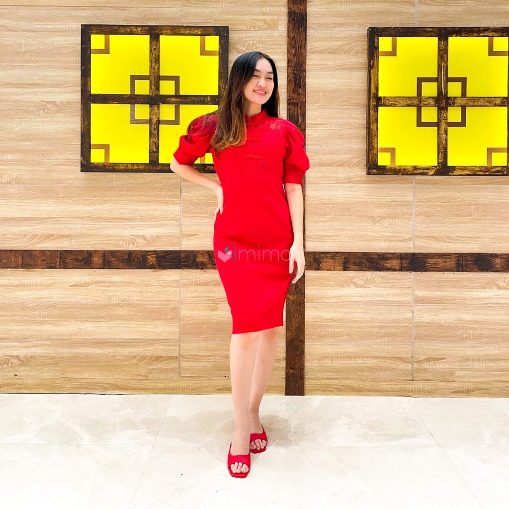 Lilian Cheongsam Dress (Normal &amp; Big Size)