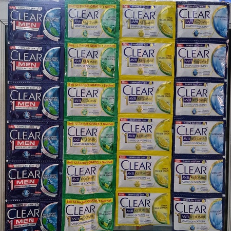 [PGO] UNILEVER Clear Shampo Shampoo RENCENG | 24 SACHET x 4,5ml