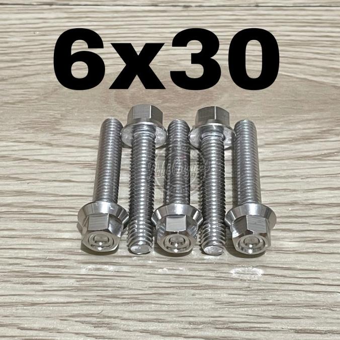 baut probolt hexagon matte ulir 6x30 drat 10 panjang 3 cm new model sampoerna123 Ayo Order