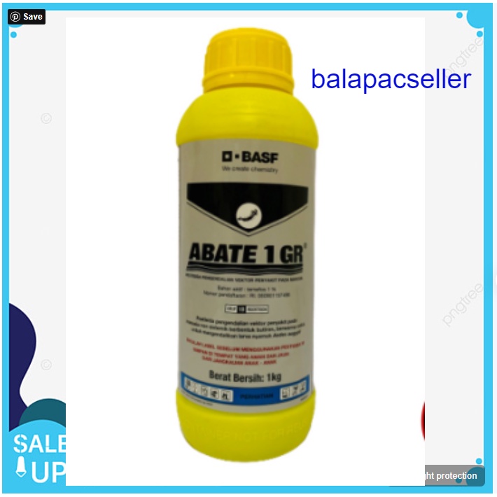 Abate pengendali jentik nyamuk 1kg Termurah