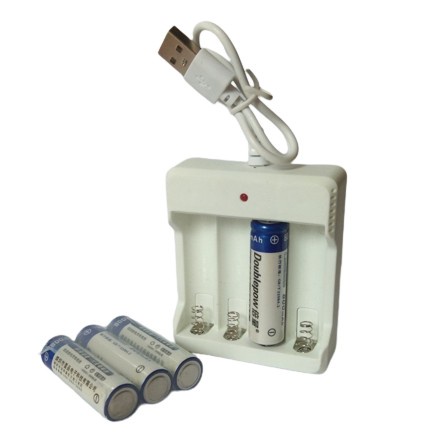 Charger Desktop Baterai A2 A3 4 Slot Charger Baterai