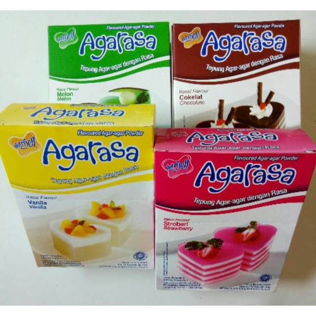 

AGARASA agar-agar nutrijell sachet box 6 pcs