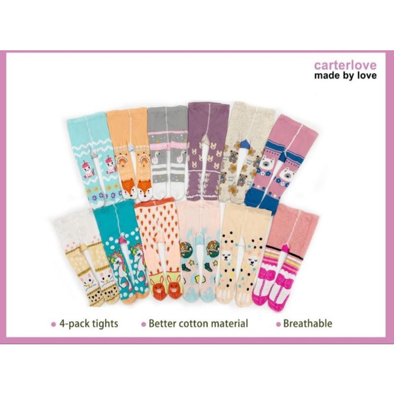 LEGGING TUTUP KAKI MOTIF KARTUN CARTER LOVE