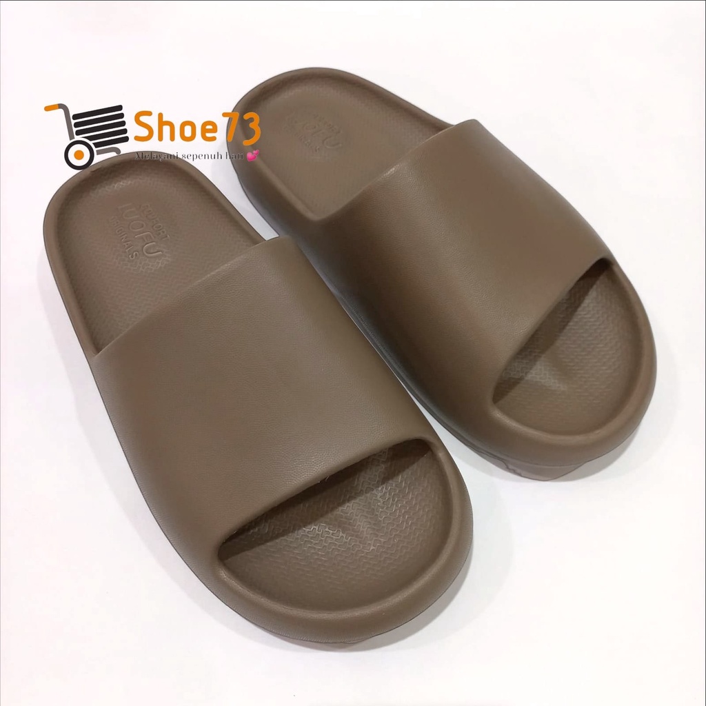 LUOFU E 6224 - E01 SIZE 36-40 | Sandal selop jelly wanita | Sendal kokop cewek impor