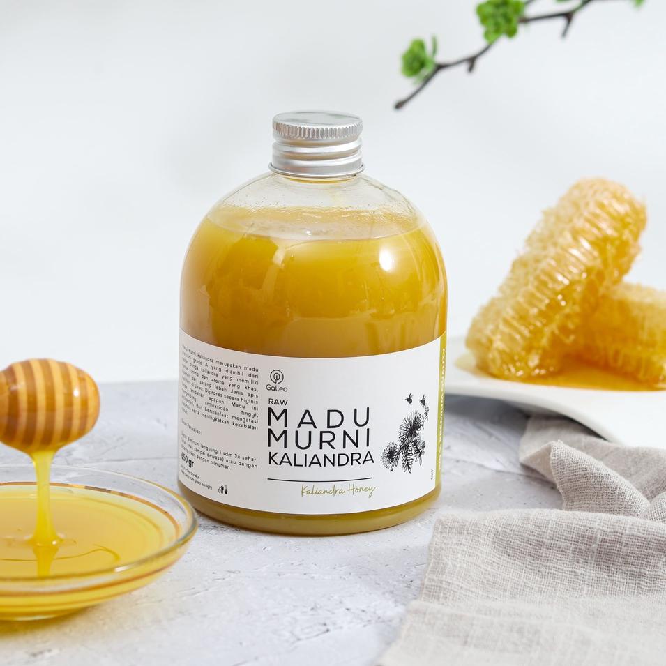 

✦ Murni Kaliandra 650 gr Galleo Grade A 100% Raw Honey [ Free Sendok Kayu ] ◘