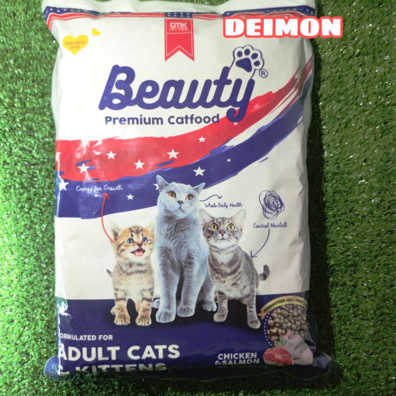 Beauty Cat 1Kg Beauty Premium Cat Food Chicken &amp; Salmon 1Kg