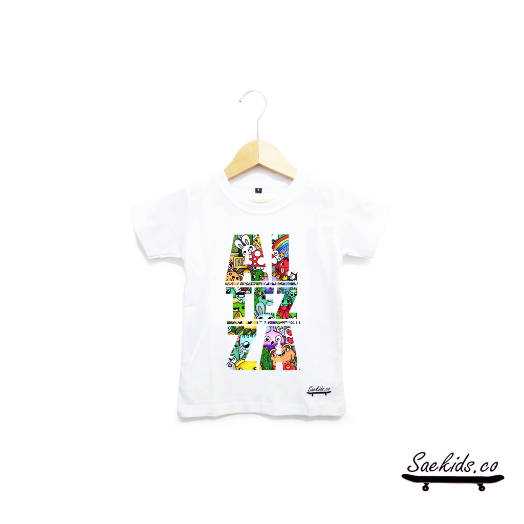 Saekids costum nama doodle art