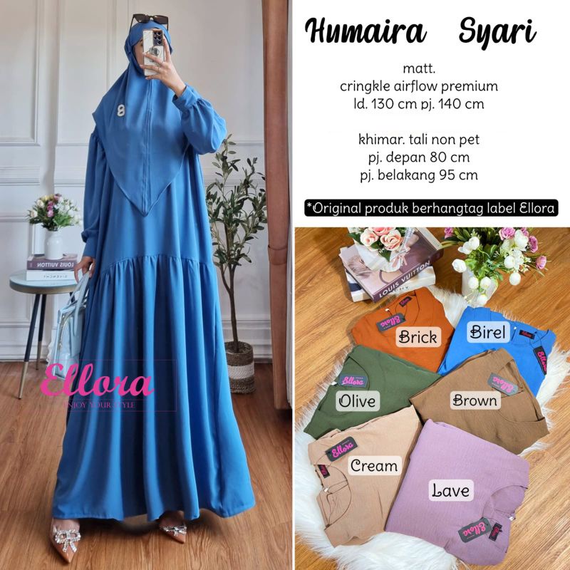 Humaira syar'i ori Ellora